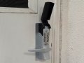 ノブ錠を機械式暗証番号錠のキーレックスに取替しました　沖縄県内某所