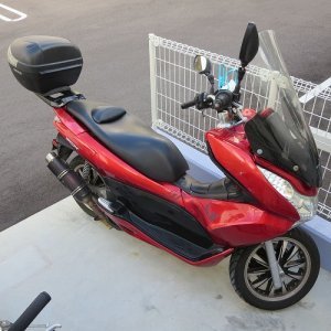 ホンダ スクーター PCX 鍵なくした 紛失鍵作製 宜野湾市