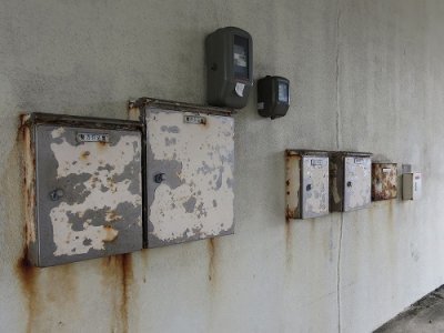 アパートの分電盤のカギ 交換 宜野湾市
