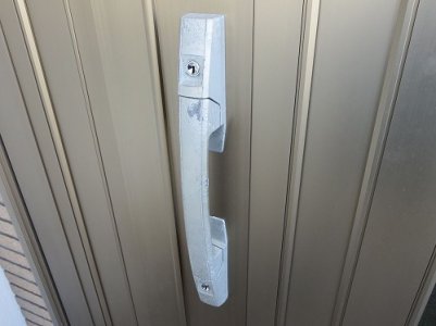 玄関ドア　YKKap　PRONTO　ゴール　PX　TDD　シリンダー交換　宜野湾市