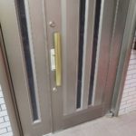 玄関ドアのシリンダー交換　GOAL　GK　刻印36.5　宜野湾市