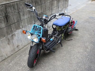 二日続けてホンダ　ズーマー　鍵なくした　紛失鍵作製　中城村