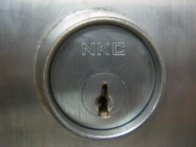 NKC　両面シリンダー錠　修理（宜野湾市）