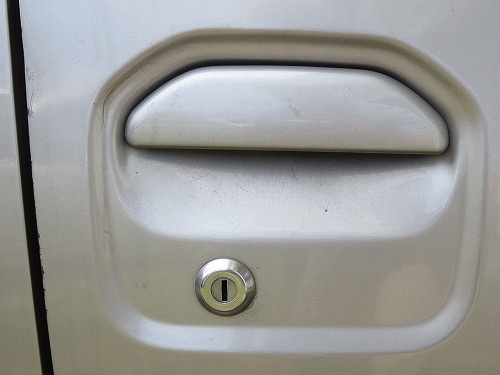 タウンボックス　運転席ドアの鍵穴
