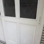 玄関引戸　引違戸　MIWA SL83　錠前一式交換　宜野湾市